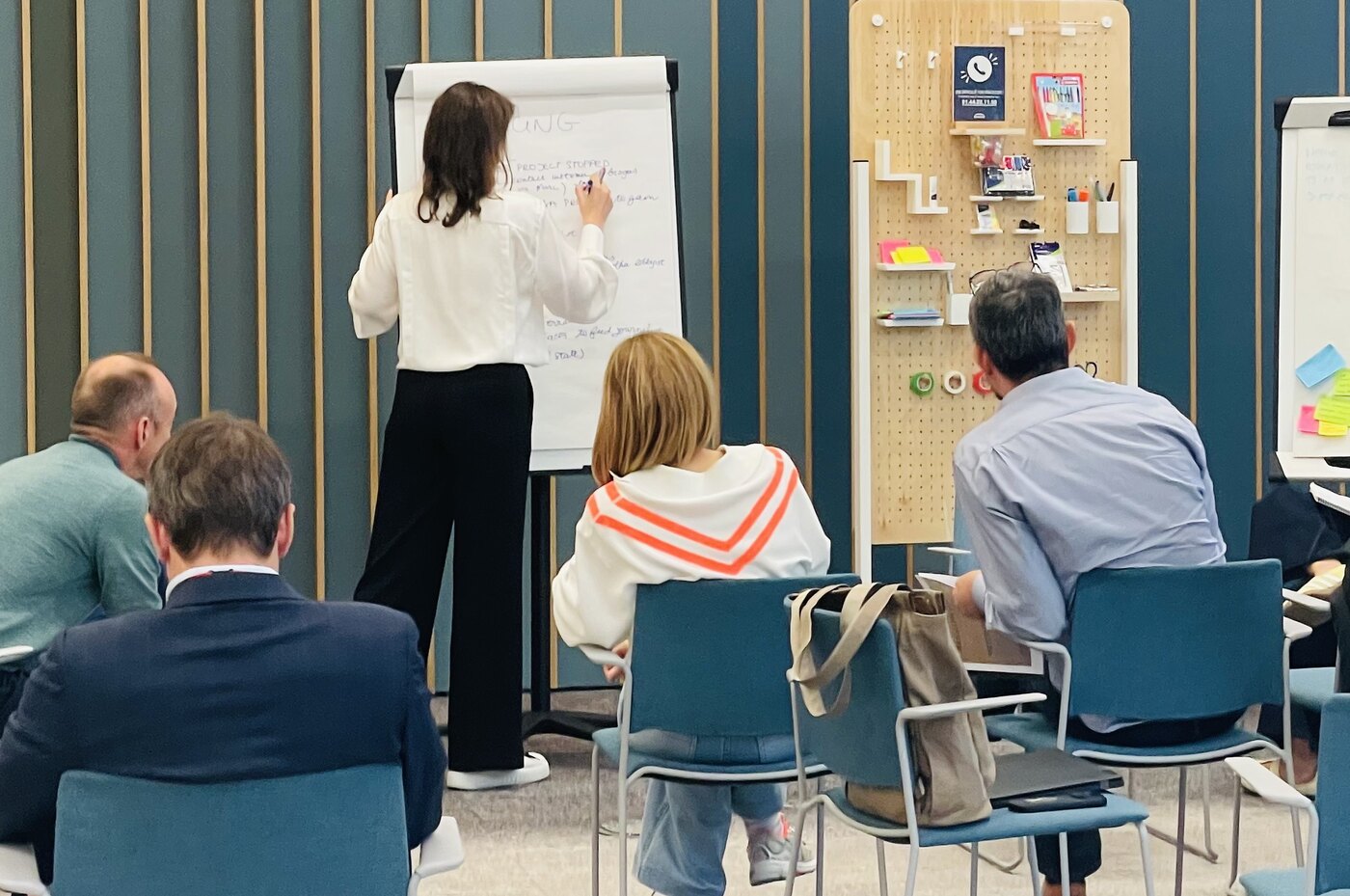 Atelier ARXIBALD chez ENGIE : les équipes travaillent le mode de fonctionnement « équipe d'équipes »