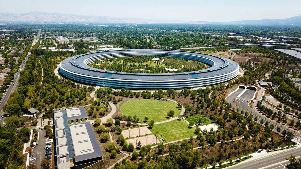 Le siège social d'Apple à Cupertino, au cœur de la Silicon Valley